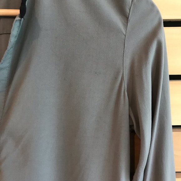 James Perse women’s Button Down Shirt with Black Trim size small - Picture 4 of 7